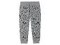 Jogging enfant gris à motifs animaux : ratons laveurs, ours et crocodiles.