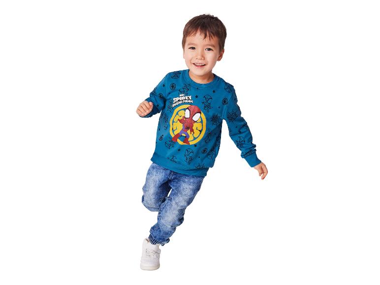 Sweat-shirt et jeans pour enfant, motif Spider-Man.