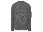 Un pull en laine gris avec une poche cousue sur la manche et un logo Eagle Creek.