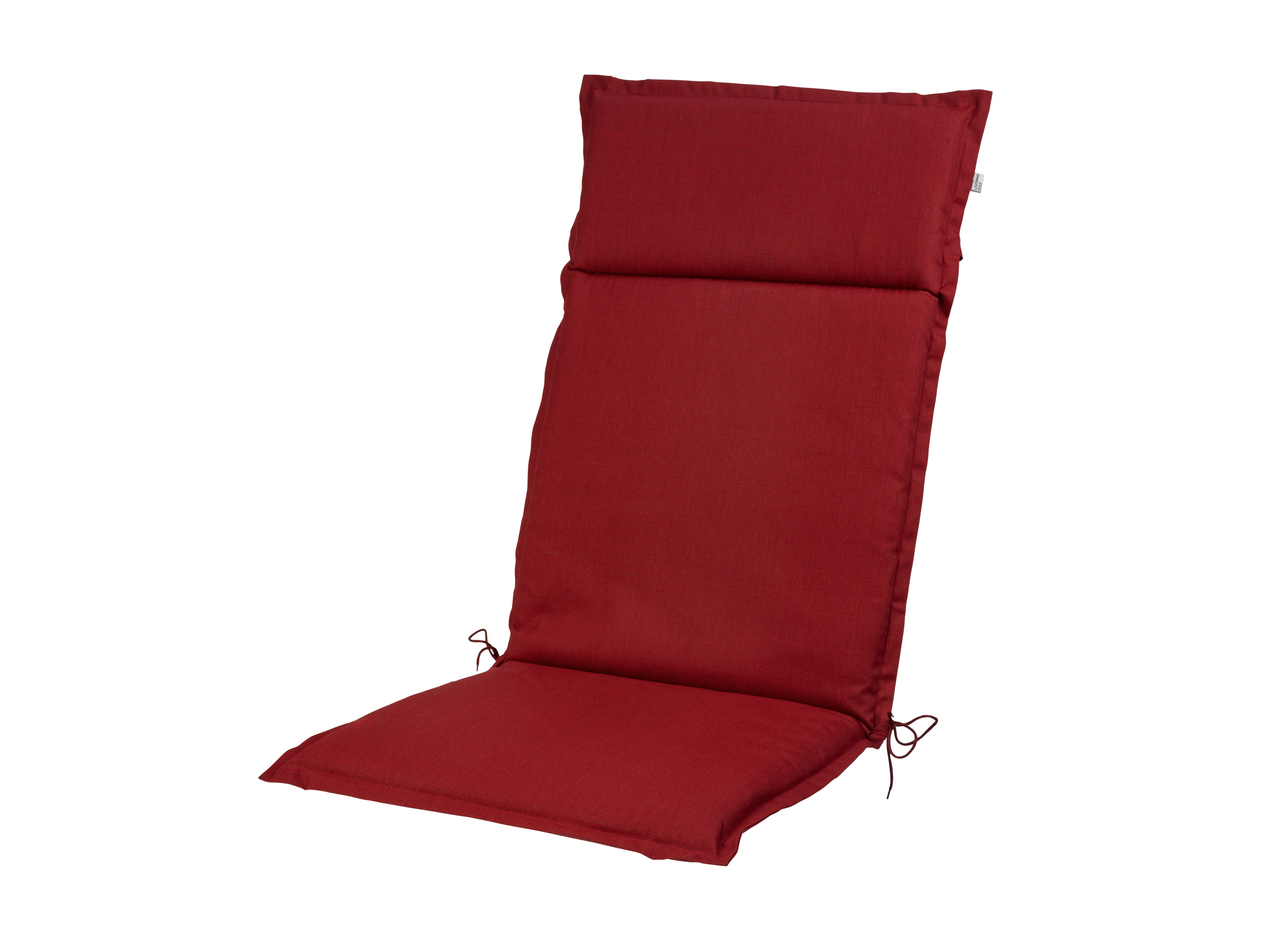LIVARNO home Coussin pour chaise longue Houston,120 x 50 x 4 cm (rouge)