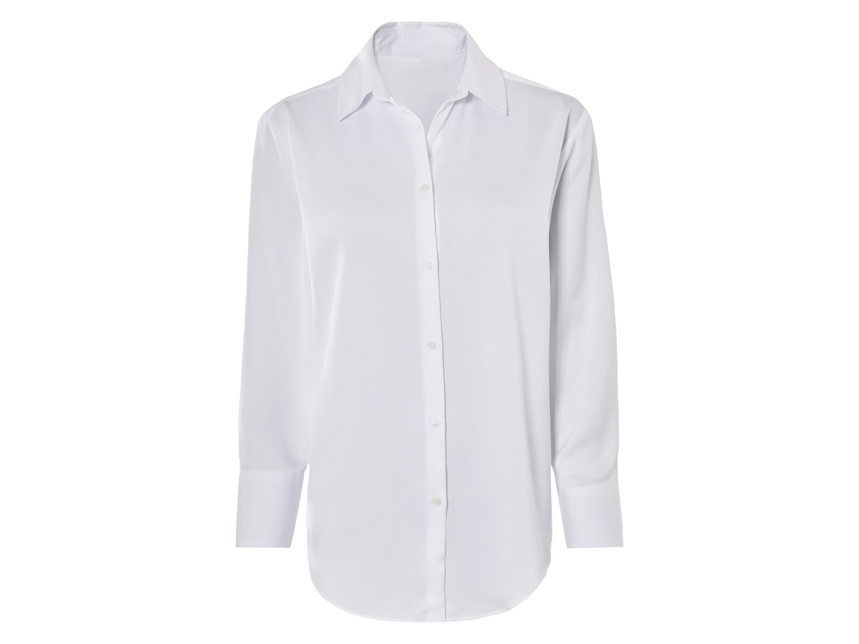 esmara® Chemise en satin femme (blanc, 48)