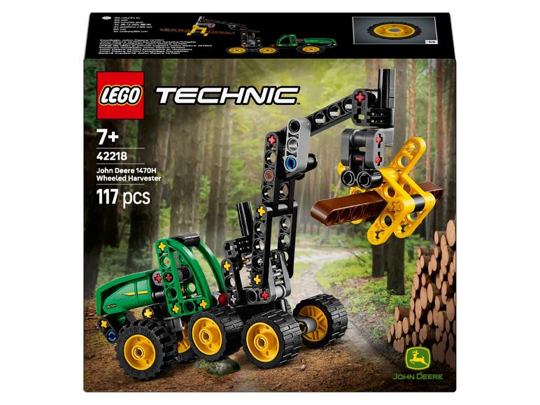 Moissonneuse-batteuse à roues LEGO Technic John Deere 1470H avec 117 pièces, âge 7+