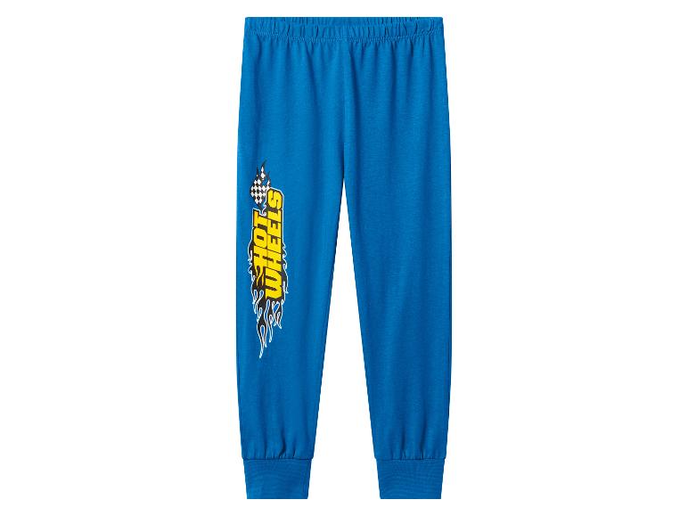 Pantalon de jogging bleu Hot Wheels pour garçons avec imprimé flammes