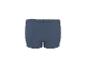 Caleçon boxer bleu pour homme avec ceinture élastique blanche, vue arrière.