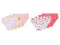 Lots de culottes pour filles : rayures, fraises et pastèques.