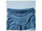 Pantalon de pluie bleu avec doublure en polaire et bandes réfléchissantes.