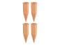 Quatre pointes d'arrosage Parkside en terre cuite.