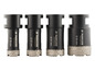 Quatre forets diamantés Parkside Performance, 18, 22, 27 et 35 mm.