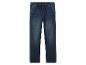 Pantalon jogger en jean bleu foncé pour homme avec cordon de serrage.