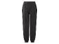 Pantalon de jogging noir décontracté avec taille élastique et poches arrière.