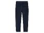 Pantalon cargo bleu marine avec taille élastique.