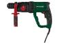 Perforateur PARKSIDE PBH 1050 D4 vert et noir avec des accents rouges.