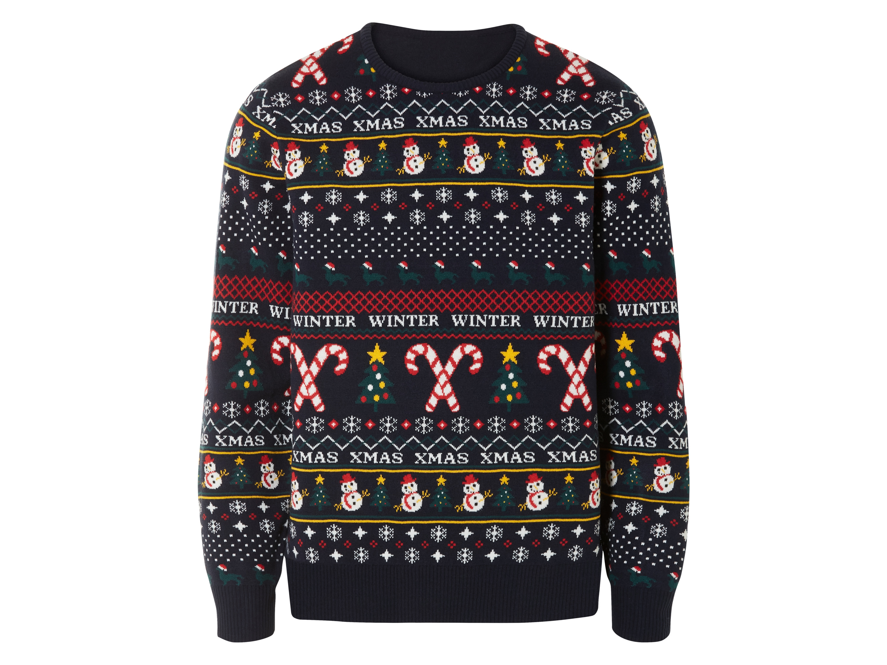 LIVERGY® Pull de Noël homme (XXL (60/62), bleu marine)