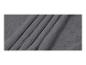 Tissu de coton gris froissé avec une surface texturée.