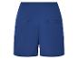 Shorts bleu marine pour femmes, coupe classique.