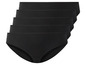 Quatre culottes noires pour femme.