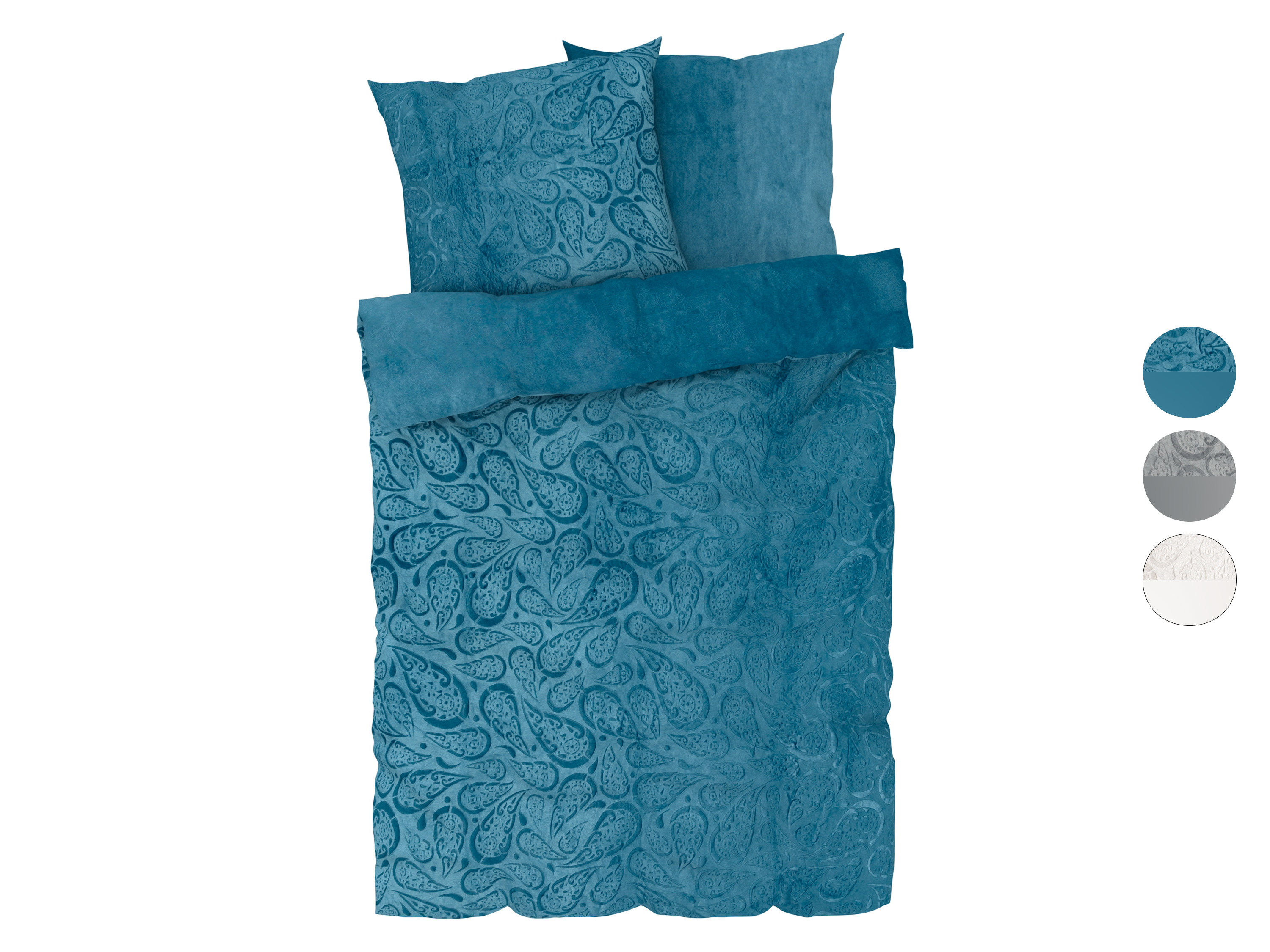 LIVARNO home Parure de lit en peluche, 260 x 240 cm