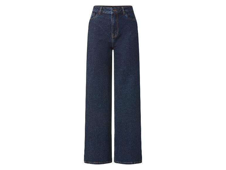 Jean large bleu foncé pour femme