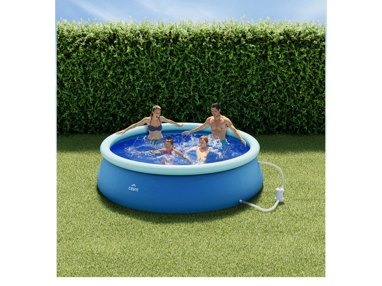 Aller en mode plein écran : CRIVIT Piscine gonflable Quick-Up, Ø 300 x 76 cm - Image 2