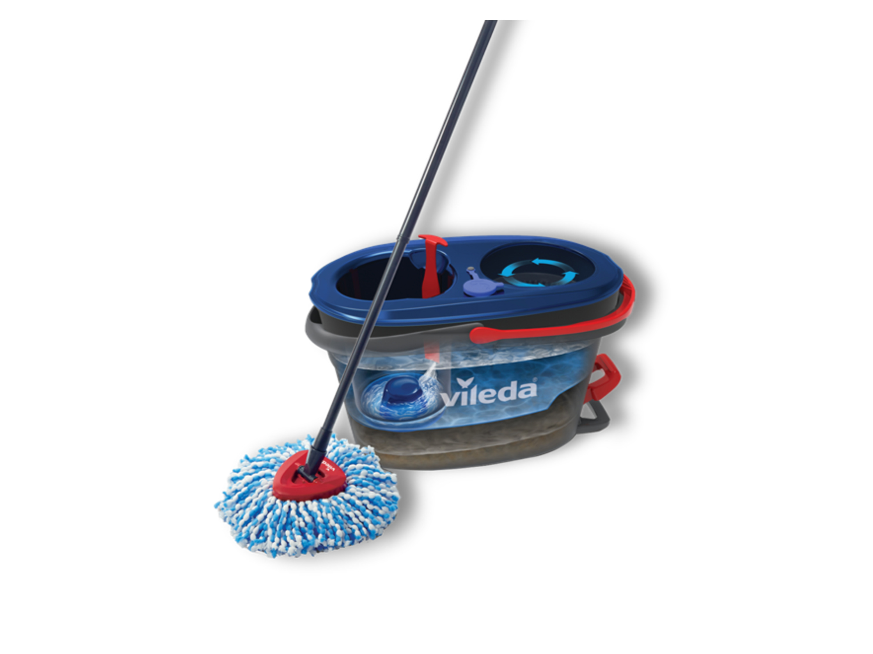 Vileda Fregona Microfibra Manche Télescopique Tête Rotative 360°