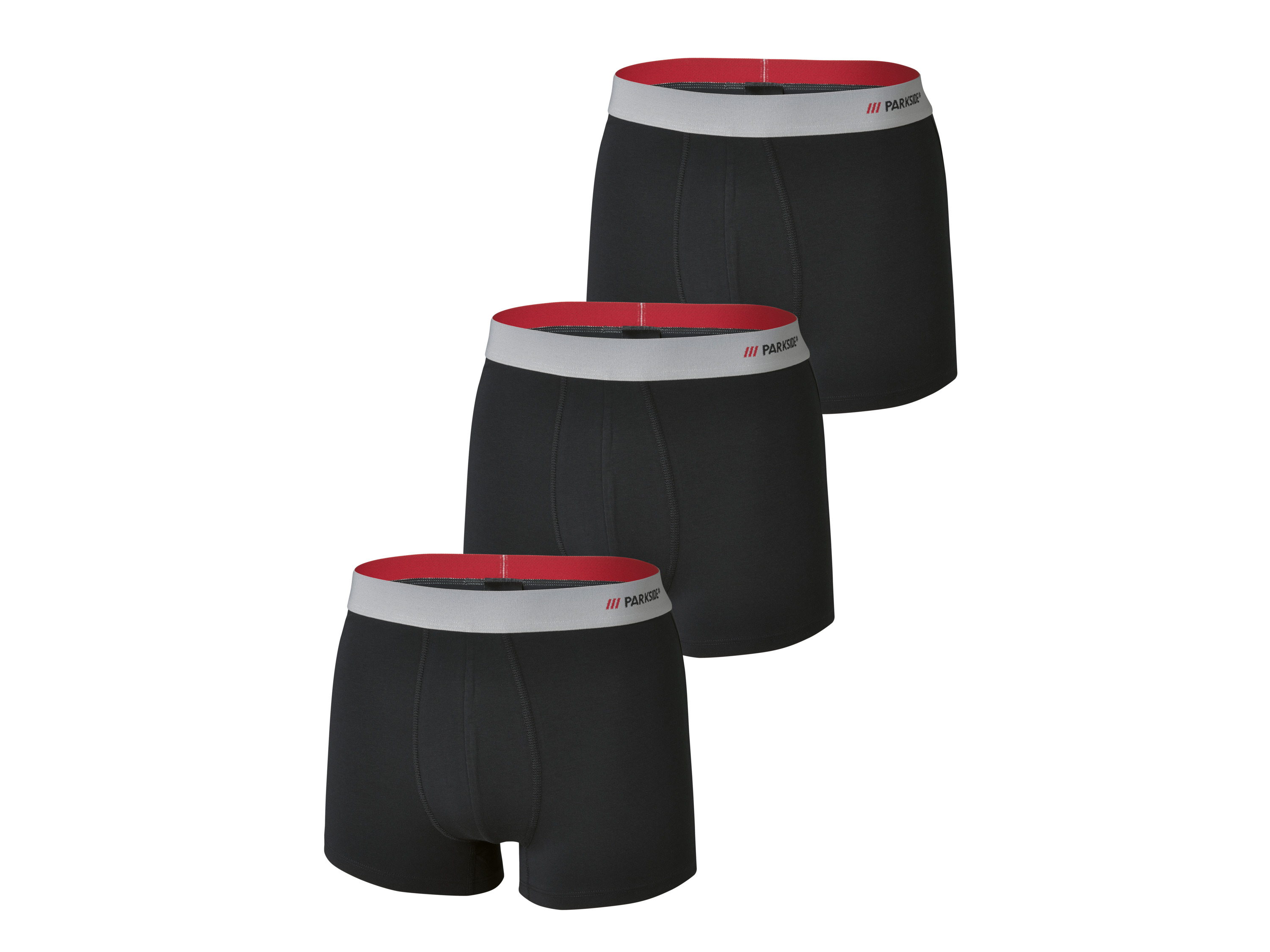 PARKSIDE® Lot de 3 boxers homme (noir, S)