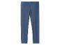 Legging bleu en coton biologique pour enfants.