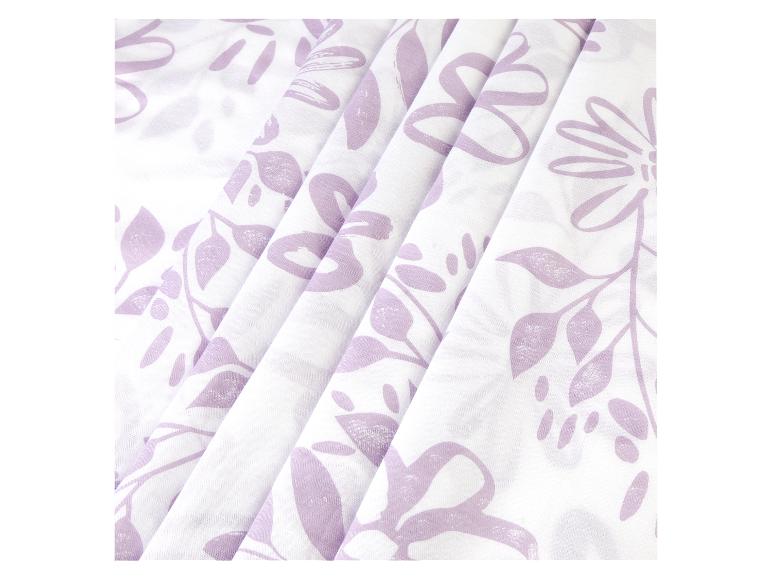 Tissu floral lavande