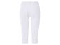 Pantalon blanc cropped pour femme.