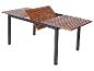 Table de jardin extensible LIVARNO home en bois et métal