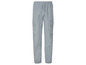 Pantalon cargo gris clair avec cordon de serrage