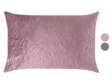 LIVARNO home Coussin décoratif en velours, 60 x 90 cm