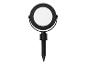 Lampe de jardin noire avec piquet