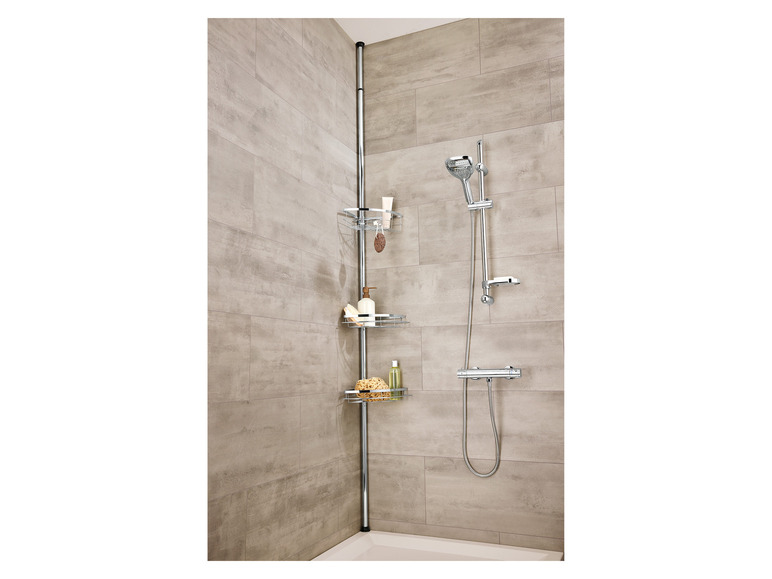 Aller en mode plein écran : LIVARNO home Étagère de douche télescopique - Image 4