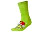 Chaussette verte avec motif de Noël du Grinch