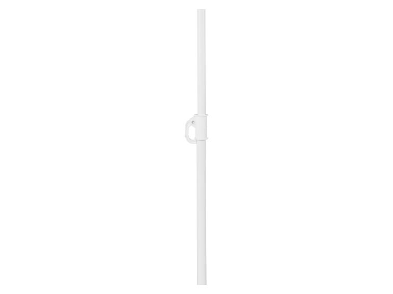 Mât de parasol blanc avec poignée