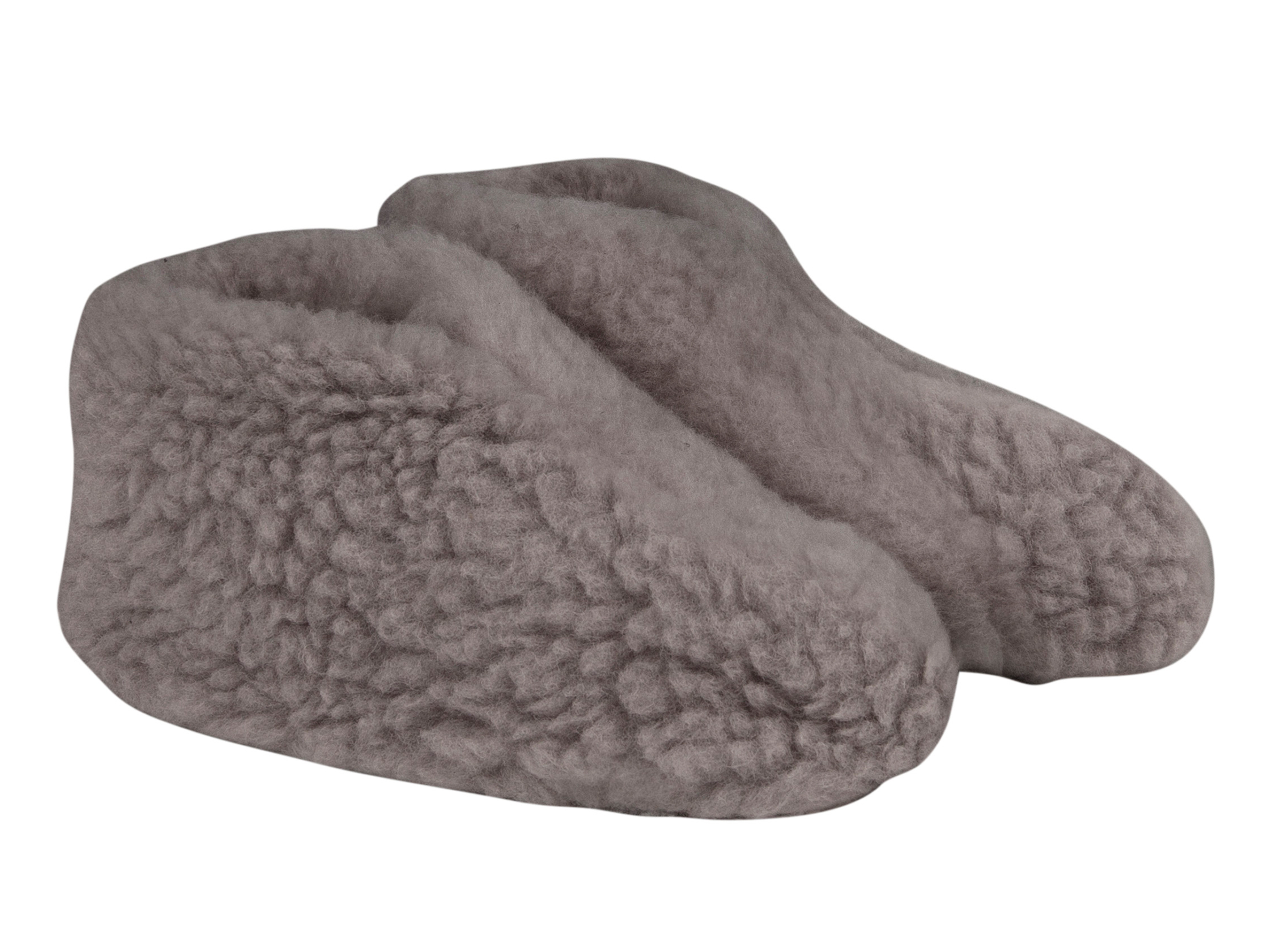 TXL Comfort Pantoufles basses en laine (gris, 36/38)