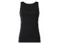 Débardeur noir pour femme avec encolure ronde