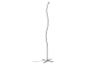 Élégante lampe sur pied LED incurvée.