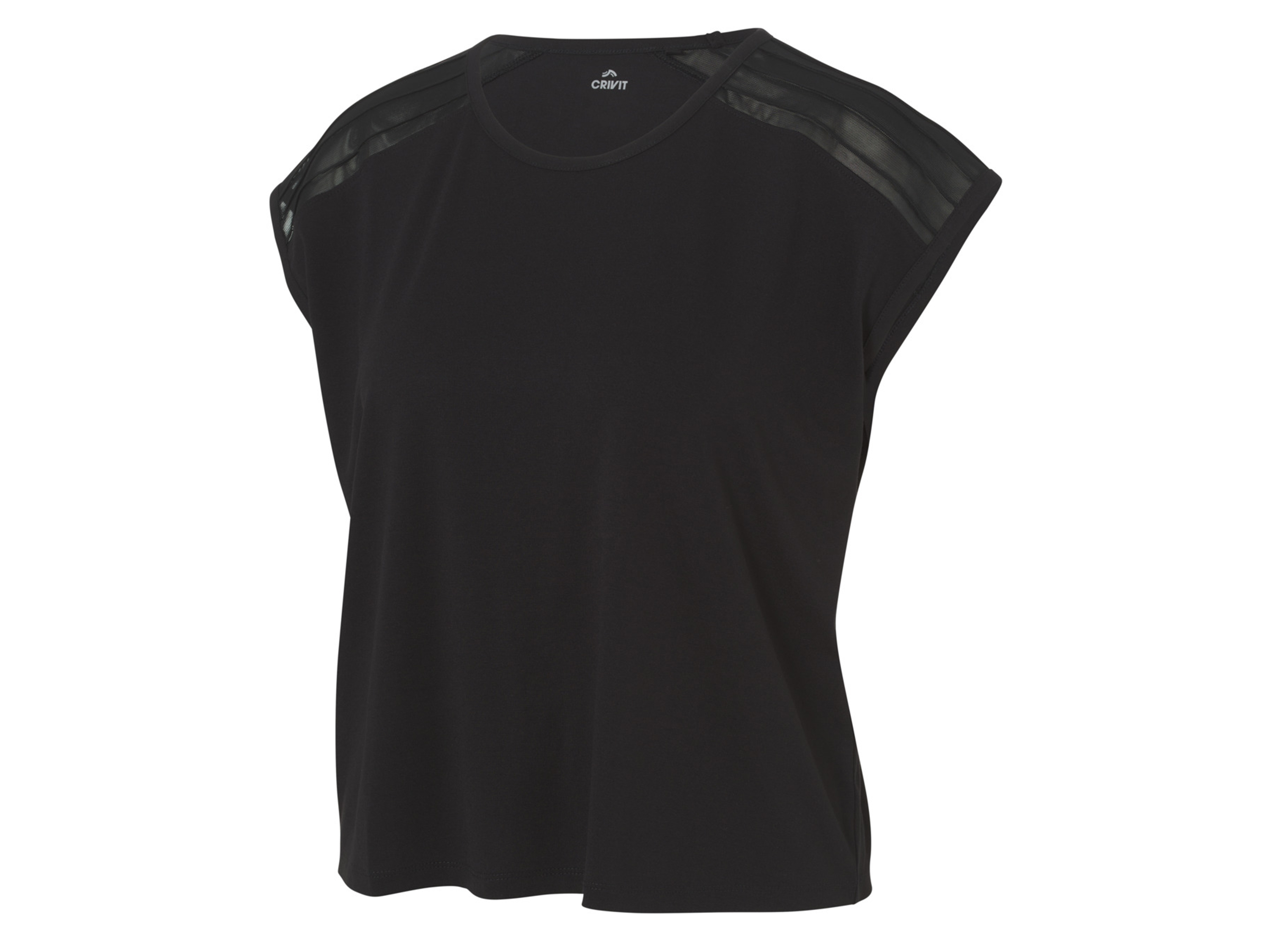 CRIVIT T-shirt technique manches longues femme (noir, S(34/36))
