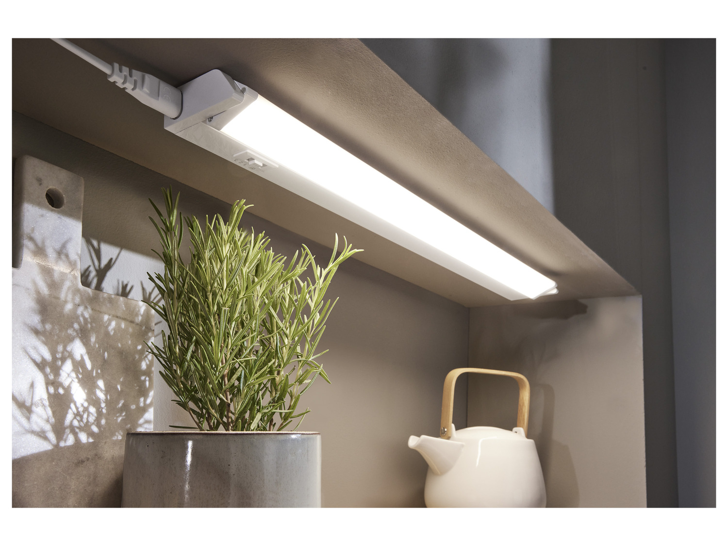 LIVARNO home Réglette LED sous meuble, avec spots orie…