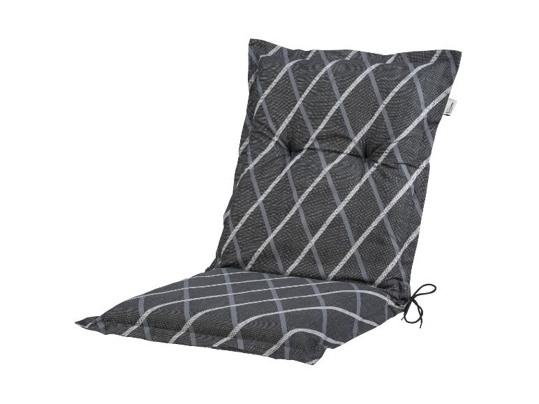 Coussin de chaise Livarno Home gris à motif carreaux