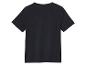 T-shirt noir pour enfant, vue arrière.