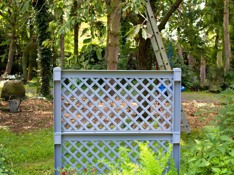 Aller en mode plein écran : KHW Bac à fleurs avec trellis, 110 L - Image 3