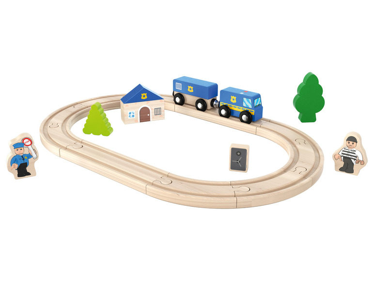Aller en mode plein écran : Playtive Set de chemin de fer en bois - Image 8