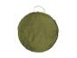 Sac de rangement vert olive pour tente ou équipement de camping.