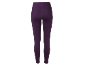 Legging de sport violet foncé pour femme, vue arrière.