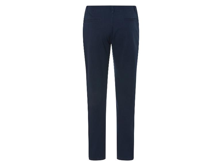 Pantalon bleu marine pour femme.