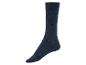 Une chaussette bleu foncé pour homme.