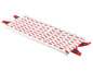 Coussin de serpillère en microfibre avec fixation rouge pour nettoyer le sol.