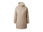 Imperméable beige avec capuche et doublure polaire